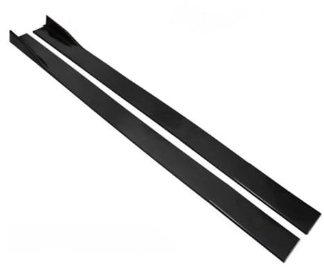 Minigonne Laterali Per VW Per Golf 7 7.5 Per MK7/7.5 Per R Per GTI Per Line 2013-2019 Auto Lato Inferiore Splitter Diffusore Aletta Ala Laterale Gonna Laterale Per Auto(Gloss Black 1.9M)