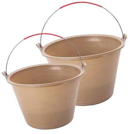 DIYEAH 2pièces Seau à Ciment Lot de Seau De Mélange De Ciment pour Constructeurs Polyvalent