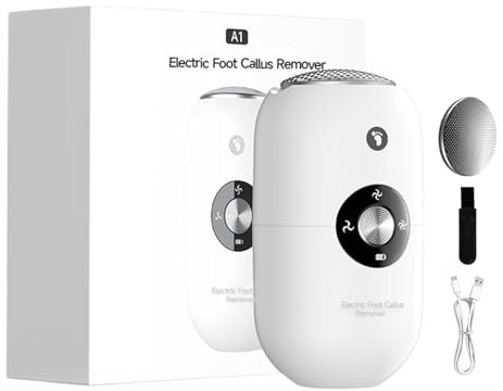 Renopfect Rimuovi Calli Piedi,Strumento Elettrico per Eliminare Calli | Impermeabile Ricaricabile Smerigliatrice Raschietto Pelle Secca Morta Pedicure Casa e Viaggio