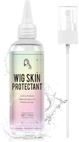 Allony Protezione del Cuoio Capelluto, Scalp Protector Spray per Pelli Sensibili - Previene Irritazioni Causate Colla per Parrucche in Lace, Nastro Adesivo e Adesivo per Capelli, 100m