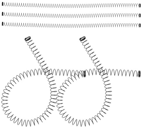 VALICLUD 5 Pièces Ressorts de Cloueuse de Rechange, Ressorts de Machine à Ongles, Acier au Carbone Argenté, pour Cloueuse Pneumatique 1013j
