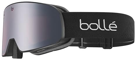 Bollé - Nevada Small, Black Corp Matte, Vermillon Gun Cat 2, Small, Snow Goggles, Unisex, Adult
