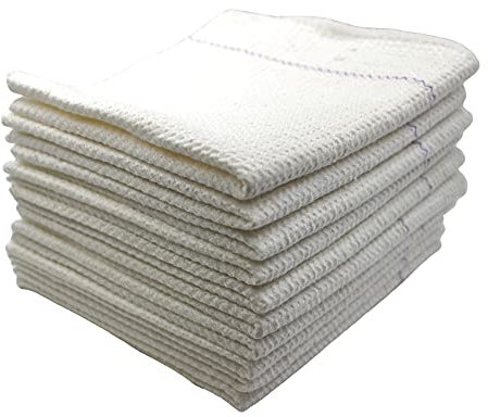 10 kleine Wischtücher Baumwolle Küche weiß Boden Fliesen PVC Holz Dielen Parkett Scheuertuch Bodentuch 35x35cm Bodenwischtuch Bodenwischtücher Scheuerlappen Fußboden Bad Flur Gäste-WC (10)