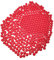12MM Mini Round Jade Mosaic Tiles, 500g Circel Glass Mosaic Pieces for DIY Craft,Flowerpots, Vases, Cups, Garden Decor Mosaic Making Supplies (Red)