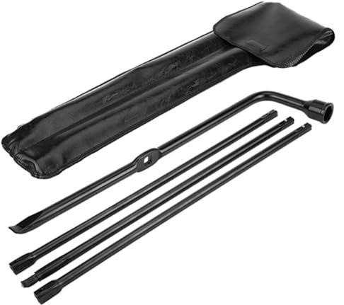 Sunicon Ersatzreifen-Werkzeug-Set, Super-Duty-Reserverad-Wagenheber, Radmutternschlüssel-Griff-Set mit Aufbewahrungstasche für F250 350 450 550 2008–2016