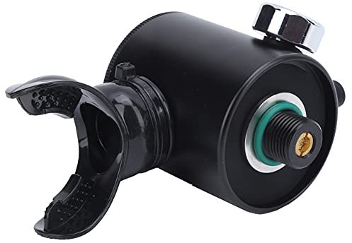 DIDEEP 0,5 L Scuba Sauerstoff Zylinder Kopf Entlüftungsventil Adapter Tauchen Unterwasser Atmen Tauch Wasserdichte Manometer