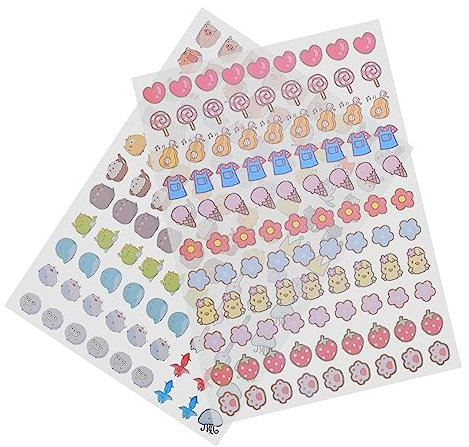 BESTonZON 2blätter Wärme Shrink Folien Für Ohrschmuck Farbige Muster Und Handgemachte Accessoires Für Kreative Bastelprojekte