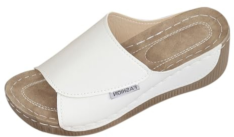 Generiska kilsandaletter dam, platå, damsandaletter, sommar, svarta, mjuka sulor, sommarsandaler, lätta sandaletter, halkfria, fritidssandaler, Slingback, utomhussandaler