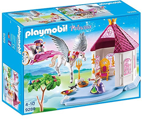 Playmobil 9289 Princess - Pavillon du Roi avec Cheval pégase