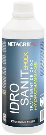 Metacril Pro Idro Sanit Shock, Igienizzante, Trattamento d'Urto, per Impianti Idromassaggio - 1 LT