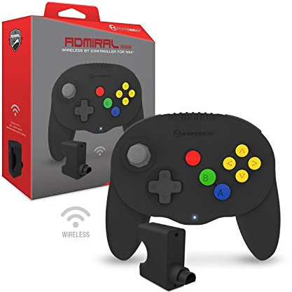 Admiral Premium Wireless BT Controller N64 (black)