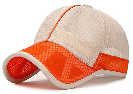 Baby Baseballmütze Jungen Mädchen Atmungsaktiv Baseballkappe Mesh Kappe Snapback Cap Anti-UV Schirmmütze Einstellbar Sonnenhut Sommer Baseballcap Sommerhut für Kinder Outdoor Sport Hutumfang 48-52cm