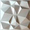 Nord Plus - 3D Polystyrol Wand Deckenpaneele weißer Diamant (3 m²/12 Stück)
