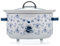 Laura Ashley China Rose Slow Cookers 3.5 Litres. Large Capacity Slow Cooker for 4 to 5 People. Energy Efficient Slow-Cooker with 3 Heat Settings. Detachable Ceramic Pot with Tempered Glass Lid