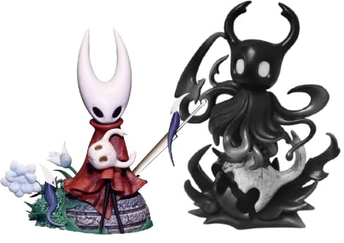 Gooyeh Hornet - Figura de acción hueca de 13 cm, juego de anime Hollow Knight Silksong, estatua modelo de PVC, decoración de escritorio, regalo, 2 piezas