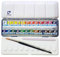 24 Näpfchen Feine Van Gogh Künstler Aquarellfarben im Metall Aquarellkasten incl + 1 Bürsten und Estompen