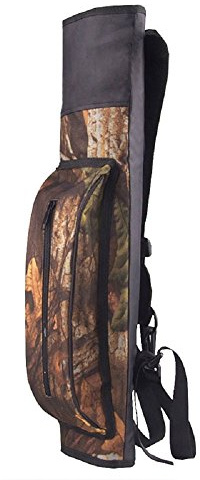 Waterproof Arrow Holder Cylindrical Arrow Pack Black Camo Back Quivers Tube Hip Quiver Portable Camo Tactical Archery Shoulder Bag