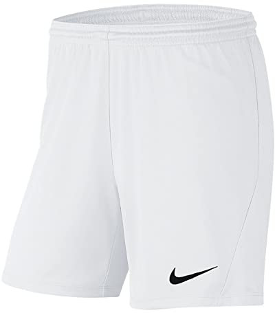 Nike Damen W Nk Df Park Iii Nb K Shorts, Weiß/Schwarz, L EU