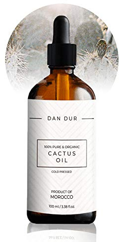 100% Pure Organic Cactus (Prickly pear) Oil by Dan-Dur, BIO, Cold Pressed, Extra Virgin - Multi-Purpose Treatment, (50 ml)