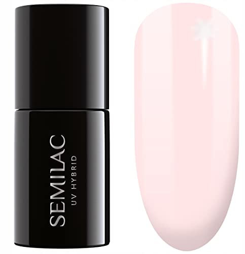 SEMILAC Gel Nail Polish 572 Bride Like Me - Full Coverage Gel Polish - Soak Off Easy To Use LED/UV Nail Lamp - Long Lasting Manicure and Pedicure up to 3 weeks