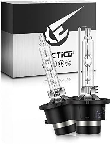 TECTICO D4S Xenon Brenner 35W 6000K Diamond Weiß Extreme Vision mehr Helligkeit 12V Auto HID Scheinwerfer Birne Autolampe Lampe, 2 Stücke