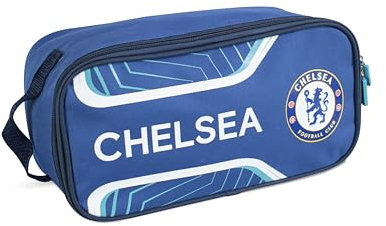 Hy-Pro Chelsea F.C. Boot Bag - Officially Licensed NUFC Shoe Bag with Carry Handle - Durable Bootbag for Rugby & Football Boots, Sports & Travel Use - Chelsea F.C Merchandise & Gift Idea