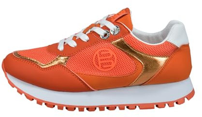 TT.BAGATT D31-A6L16 Damen Schnürer, Orange / Metallics, 41 EU