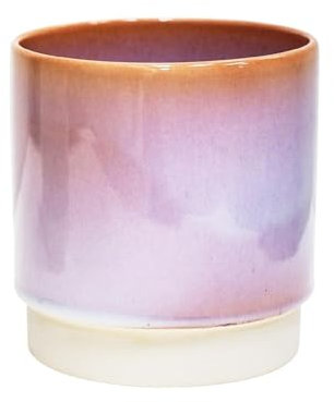 Ivyline Maceta, Loza, Rosa, 19.5 x 18.5 Pulgadas