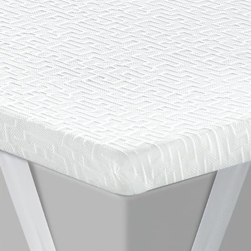 MBLKOIAL Matratzen Topper 90x200cm Höhe 5 cm Bequeme Schaumstoff MatratzenTopper für Boxspringbett unbequemem Betten Schlafsofa Matratzenauflage Bezug Waschbar