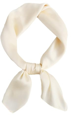 CCAIPU Bufanda de Seda para Mujer, Suave y Ligera Bufanda Color Sólido Seda Sentir Bandana de Satén Damas Bufanda de Seda para Mujeres-70x70cm