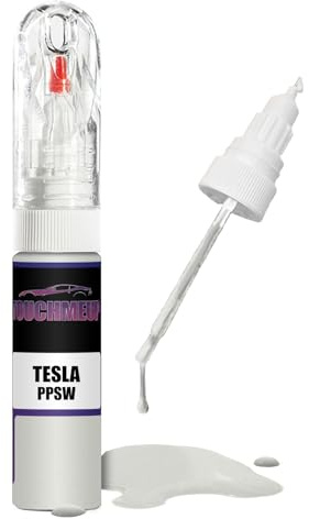 Tesla modeller vit vattenpärla PPSW uppringningspennor penna borste skrapchip fixeringssats