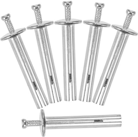 MAGICLULU 10pcs Cement Anchors for Concrete Heavy Duty Drive Nail Expansion Wall Installation Nails Concrete Wall Anchor Fixings 8x50mm