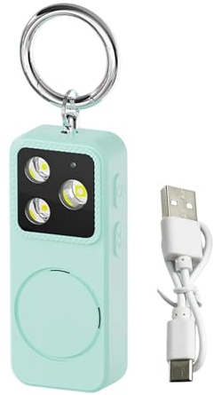 Keyubria Allarme Per La Sicurezza Personale - Dispositivo Di Autodifesa 150dB Per La Sicurezza - Forte Protezione Sicura Allarme Personale | per Anziani Studenti Donne Ragazze Bambini Università
