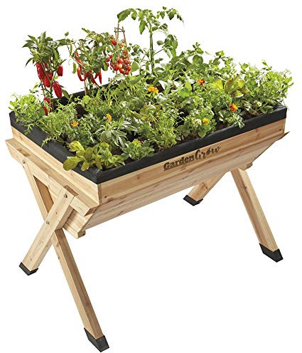 Garden Grow Raised Vegetable Planter Outdoor Large Wooden Flower Bed Box for Plants & Vegetables (Medium Vegetable Planter)