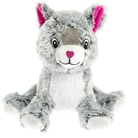 Pelucho - Peluche Bouillotte Chat - Made in France - Lavande et blé - Chaleur - Bien être - Douceur - Bouillotte sèche - Bouillotte Bébé - bouillotte micro-onde