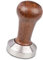 Metallurgica Motta Flachpresspresse, 51 mm, brauner Griff, Aluminium