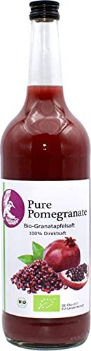 Jus de grenade bio 100% pur jus Naturel trouble Pressé à froid Non filtré, 1000 ml