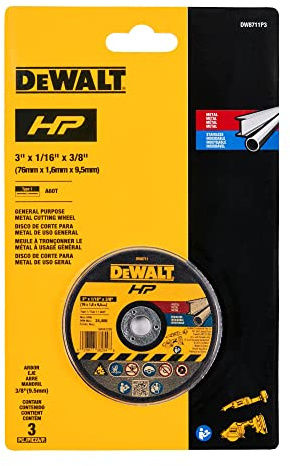 Dewalt 3IN Bonded Cutting Wheel 3PACK (DW8711P3)