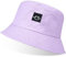 flintronic Fischerhut Bucket Hat, Unisex Baumwolle Smiling Face Hut, Faltbarer Fischerhüte, Outdoor Sommerhut Sonnenhut, Reversibel Freizeithut für Wandern Camping Reisen Angeln (Lila)