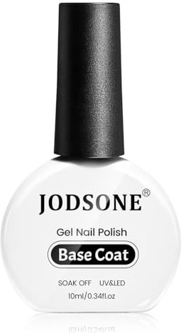 JODSONE 10ML Base Coat Vernis à ongles en gel brillant à séchage rapide, durable et transparent Pas d'essuyage Salon d'ongles et bricolage à la maison