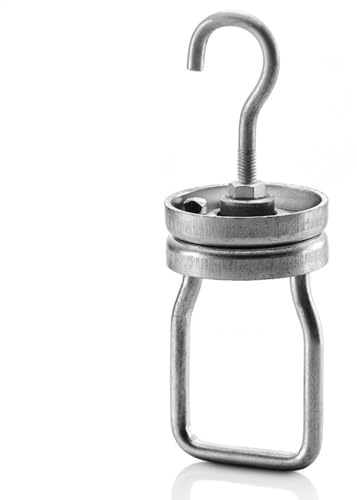 Paint Hook - Hanging Connector Hooks, Rotating Paint Hooks | Stainless Steel Paint Powder Coating Swivel Hooks, Swivel Hanging Hooks