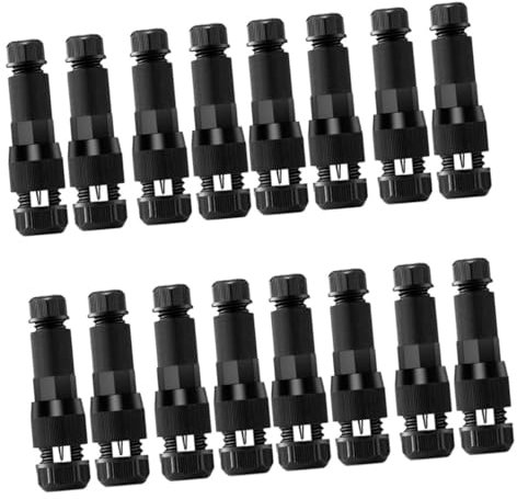 WOONEKY 16pcs Landscape Lighting Connectors Pin Outdoor Wire Connectors Low Voltage for Garden Light