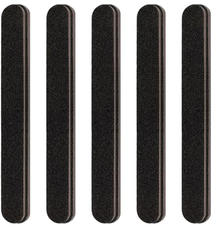 Rnitle Lot de 10 Limes à Ongles Professionnelles,Nail Art en Gel Acrylique Naturel Pour la Manucure,Lime à Ongles Double Face 100/180,pour Manucure Cosmétique,Salon de Coiffure