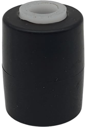 NaschLager Bocchetta per pavimento DJ66-00813A compatibile con Samsung Jet 90 Jet 90 Elite VS20R90G6R3 e Jet 75 e Jet 70 ruota di supporto nero TPEE diametro 12 mm per aspirapolvere a batteria