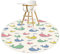 Highchair Splash Mat, 43.3 Waterproof Washable Anti Slip Spill Mat for Art, Crafts,Playtime Floor Protector, Weaning Mess Mat, Table Cloth