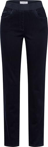 Raphaela by Brax Damen Pamina Schlupf Denim Jeans, Dark Blue, 34W / 30L