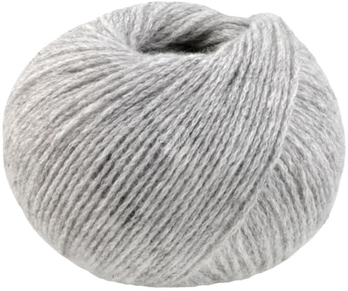 LANA GROSSA Cashmere Pure | Klassisch verzwirntes reines Kaschmirgarn | Handstrickgarn aus 100% Kaschmir | 25g Wolle zum Stricken & Häkeln | 115m Garn FB 5