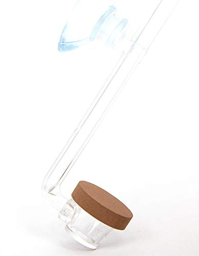 Aquario Twinstar Co2-Diffusor M 2in1 mit integriertem Blasenzähler, Acrylglas extrem fein perlmuttfarben