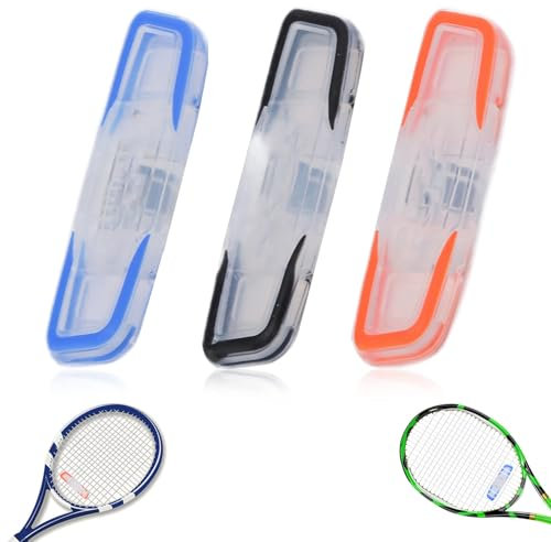 Vibrationsdämpfer Tennis, 3 Stück 65x17x8mm/2,6x0,7x0,3 Zoll Langer Streifen leicht Tennisschläger Stoßdämpfer Tennis Dämpfer Vibrationsdämpfer für Tennisspieler Geschenk Tennis Vibrationen Absorber