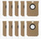 StarRing 4/10 bolsas de polvo de repuesto para Hoover HG4 para Hydro Pro/para Hoover HG5 para accesorios de aspiradora Hydro Robot, gran capacidad, bolsas de filtro de tela no tejida (paquete de 10)